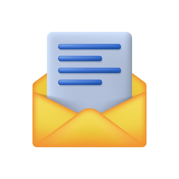 Mail letter notification email subscription for communication message