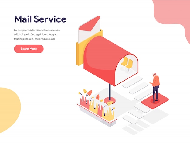 Mail Service Illustration