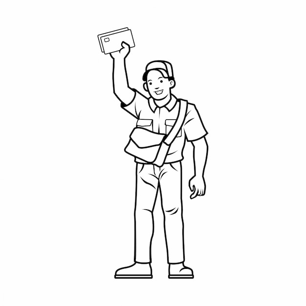 Mailman/postman character