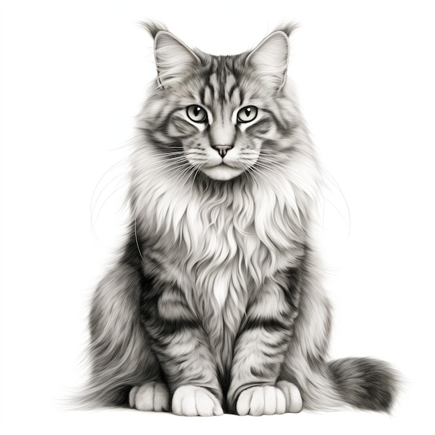 Maine Coon kitten cat