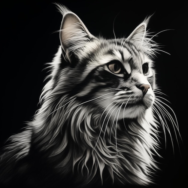 Maine Coon kitten cat