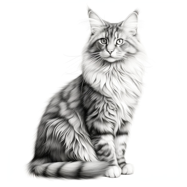 Maine Coon kitten cat