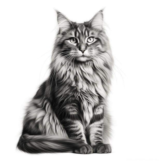 Maine Coon kitten cat