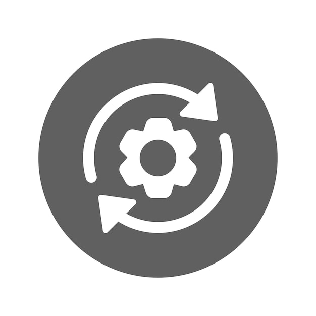 Maintenance update device data processing icon