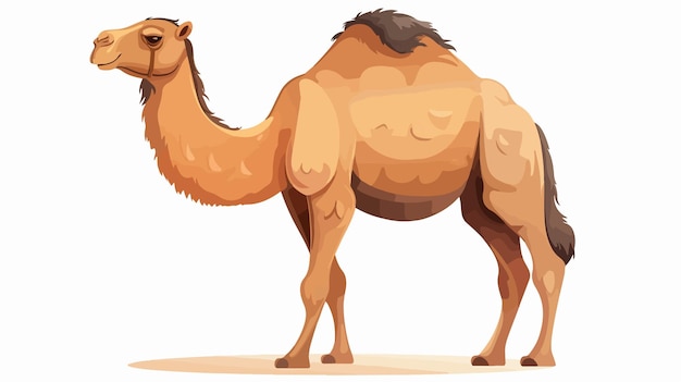 Majestic Camel Standing Vector Illustration