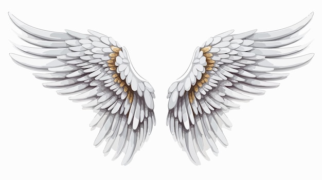 Majestic Eagle Bird or Angel Wings Pair Spread Out in Beautiful Display