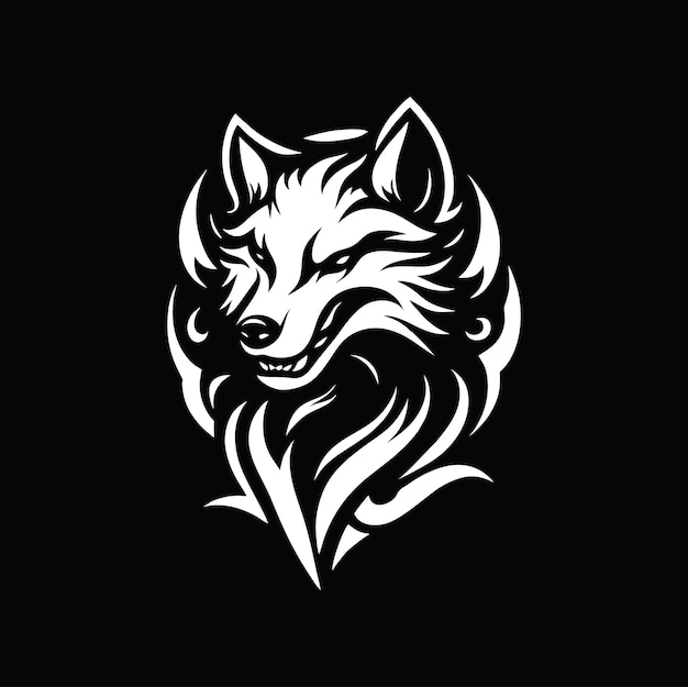 Makami Wolf Design Logo Art