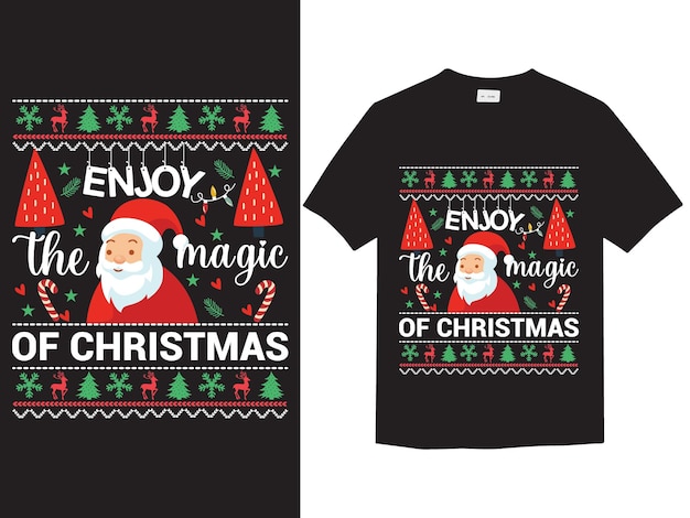 Make Christmas great again is a design for an ugly Christmas tshirt