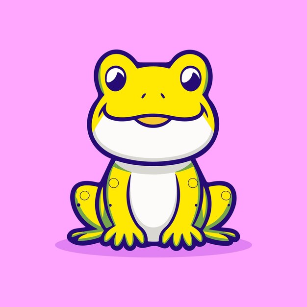 Vector make a meme baby frog inu vector icon illustration