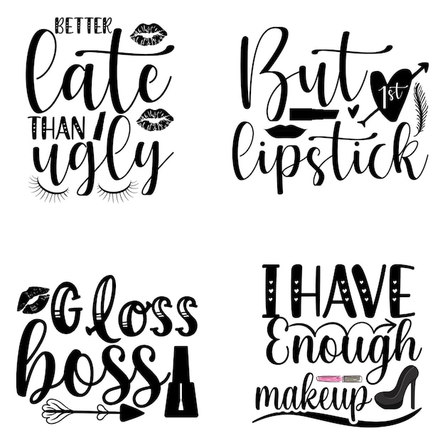 Makeup Tshirt Design