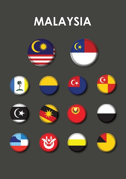 Malaysia Flag Badge