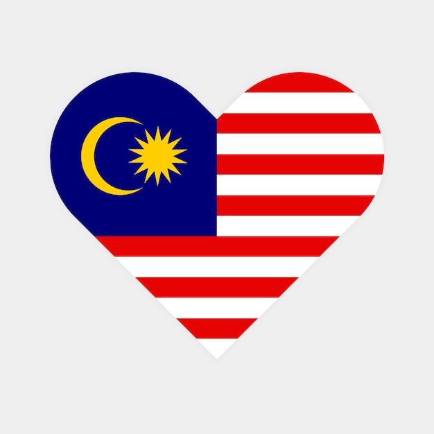 Malaysia Heart flag