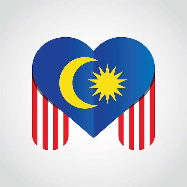 Malaysia Independence Day illustration. 31 August, Merdeka.