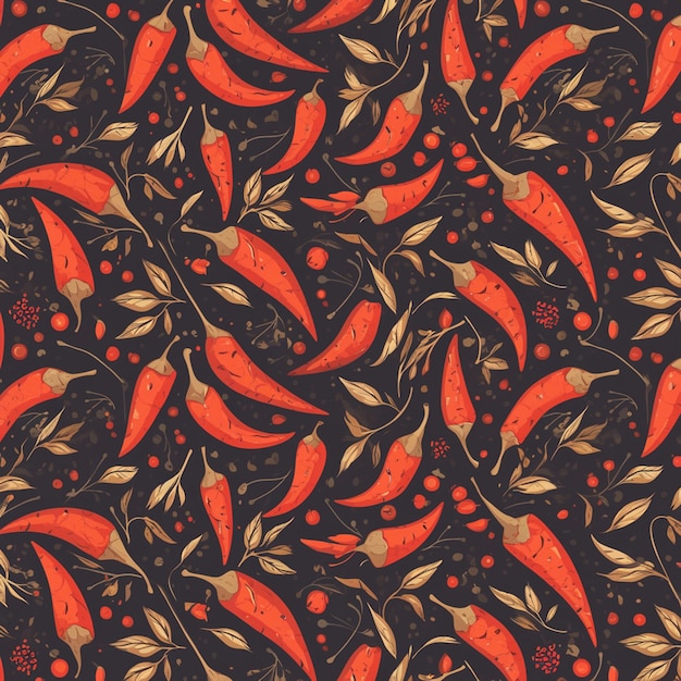 Malaysian pepper patterns with intricate designs