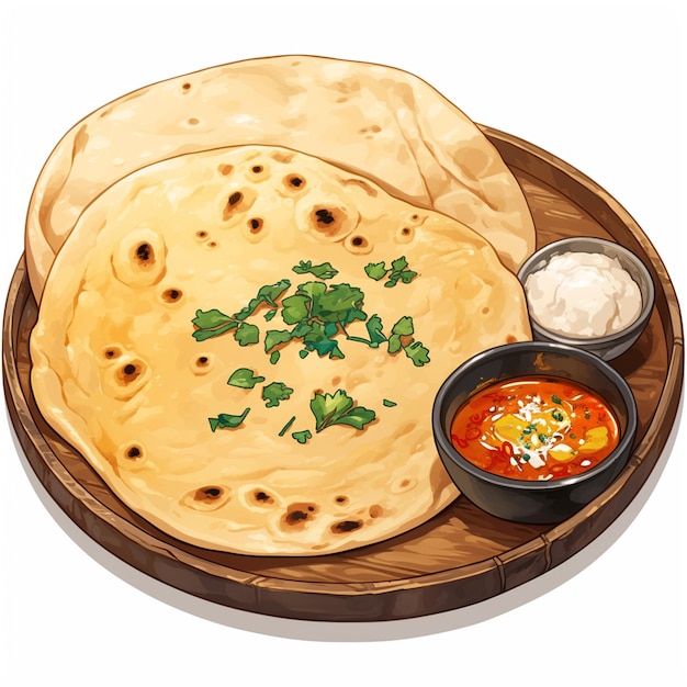 Malaysian Roti Canai and Flatbread