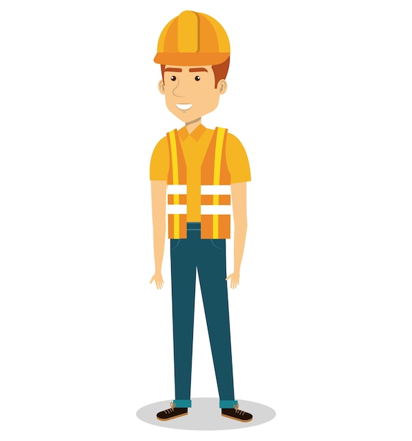 male builder avatar character 