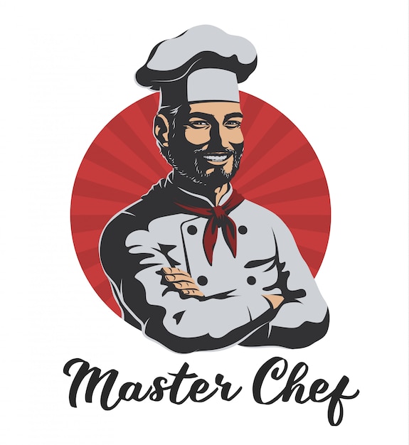 Male Chef for Logo Illustration