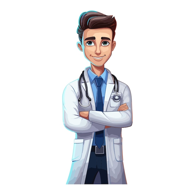 male doctor vector