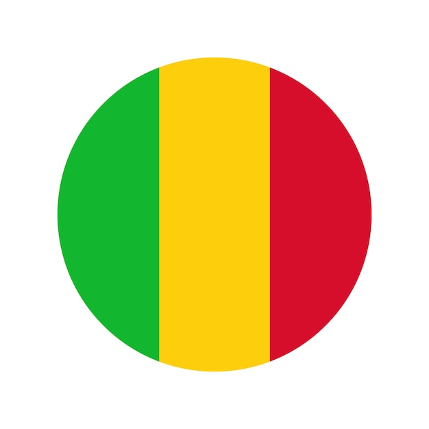 Mali Round flag