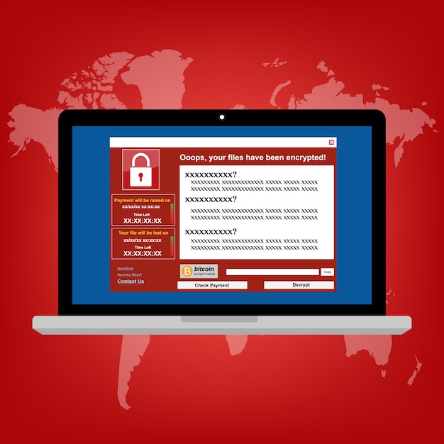 Malware Ransomware virus