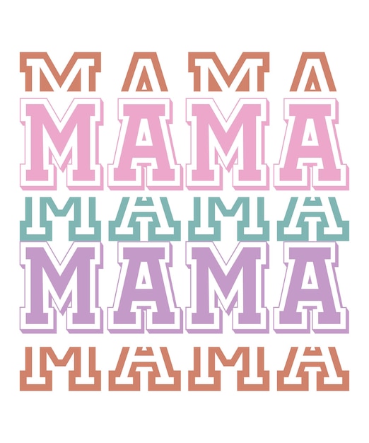 Vector mama mom mothers day svg png