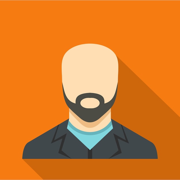 Man avatar icon Flat illustration of man avatar vector icon for any web design