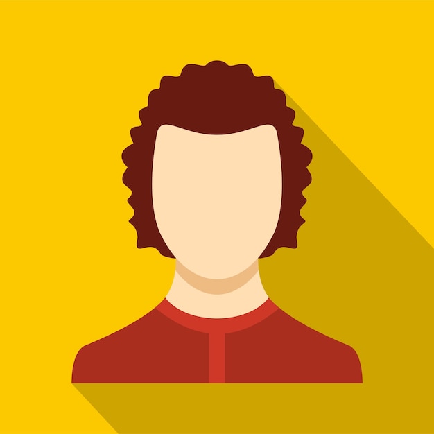 Man avatar icon Flat illustration of man avatar vector icon for any web design