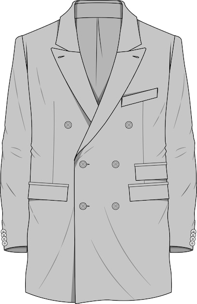 MAN BLAZER JACKET AND PANT SUIT CORPORATE WEAR DRESS VECTOR