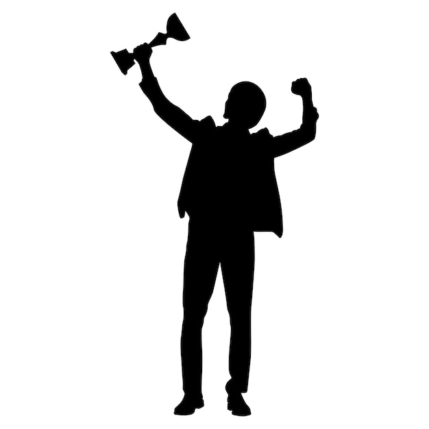 a man holding a megaphone that says  he is holding a microphone