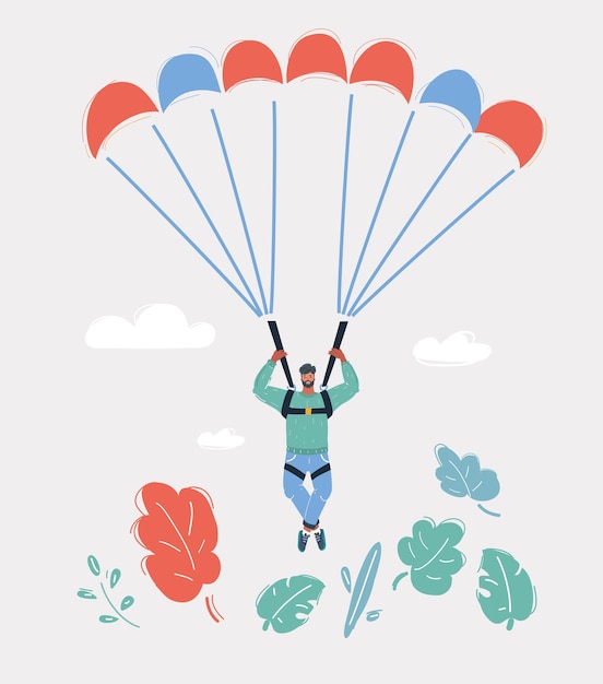 Man on Parachute