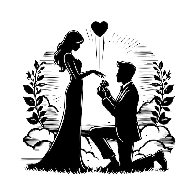 a man and a woman are standing in a field with the words  love  on it