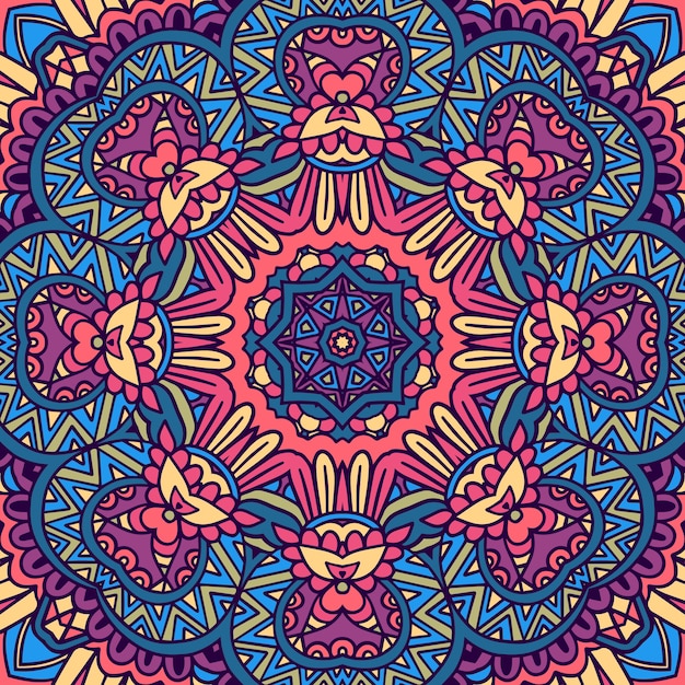 Mandala arabesque seamless pattern