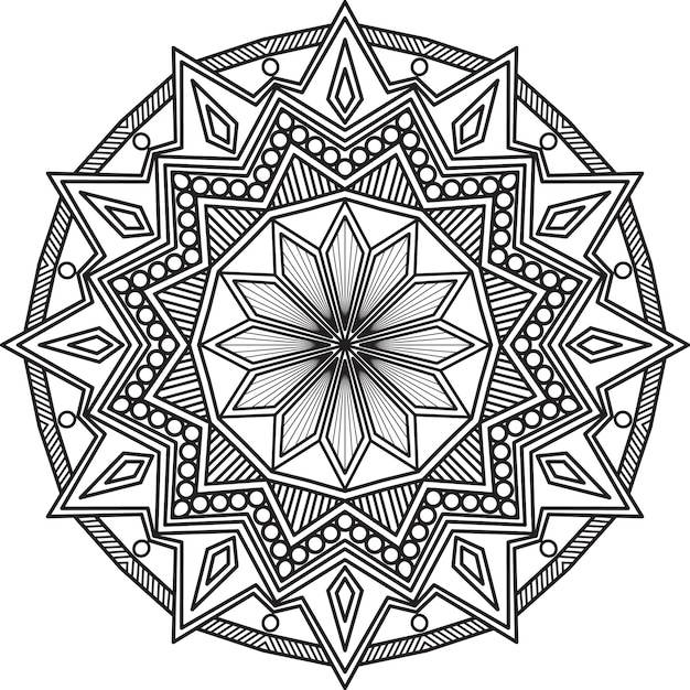 Mandala Art for Coloring