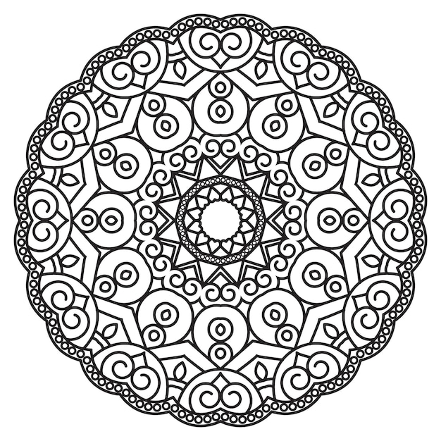 Mandala Art for Coloring