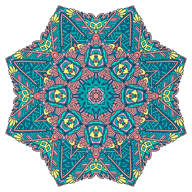 Mandala art filigree ornament