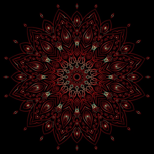 mandala art for template background