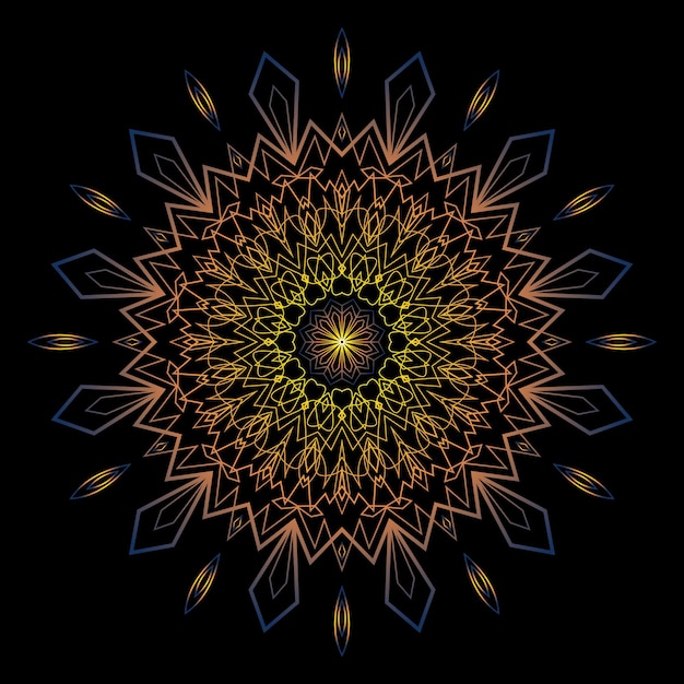 mandala art for template background