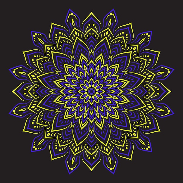 mandala art for template background