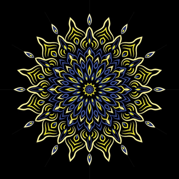 mandala art for template background