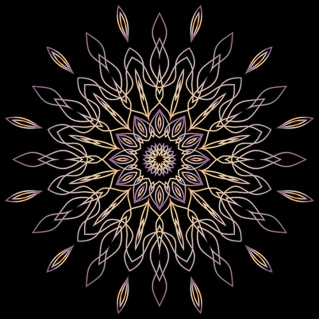 mandala art for template background