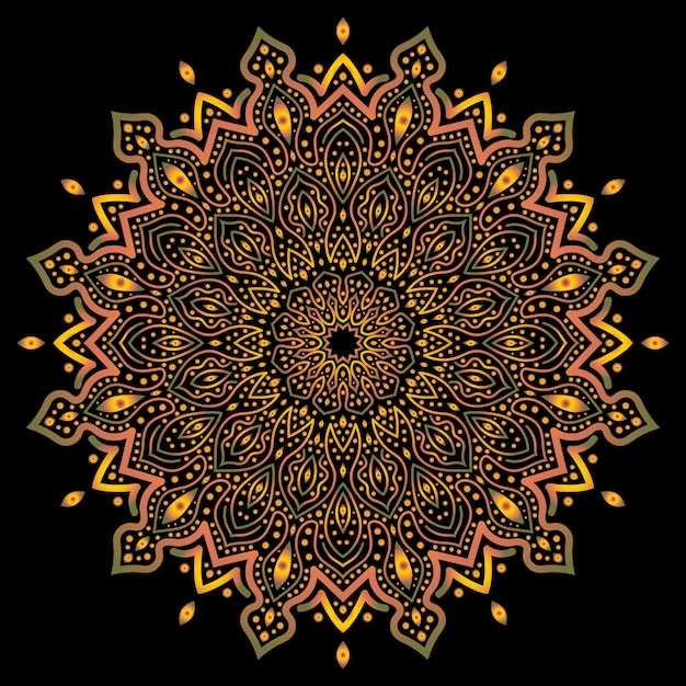 mandala art for template background