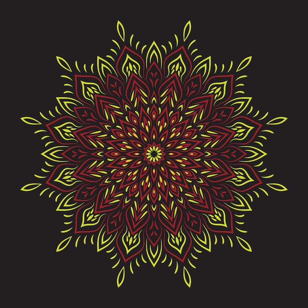 mandala art for template background