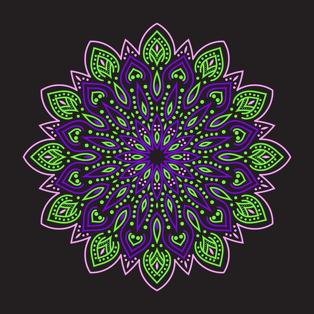 mandala art for template background