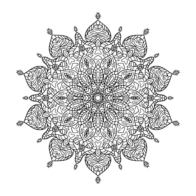 Mandala art vector