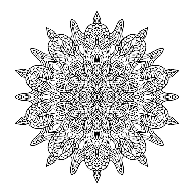 Mandala art vector