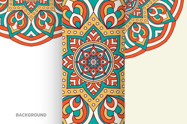 Mandala background collection ethnic element