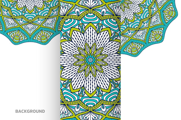 Mandala background collection ethnic element