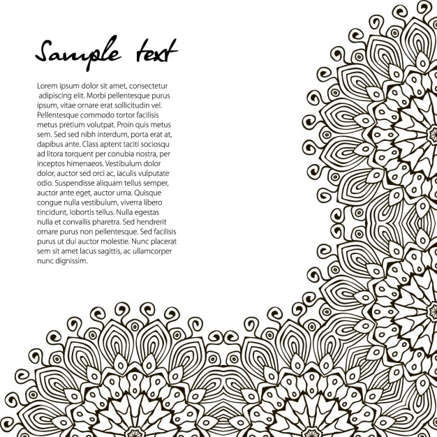 Mandala background design