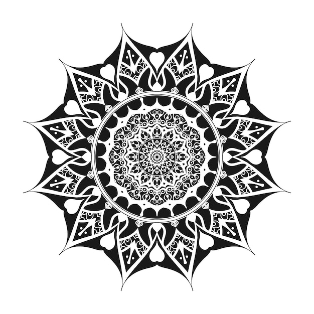 Vector mandala background design