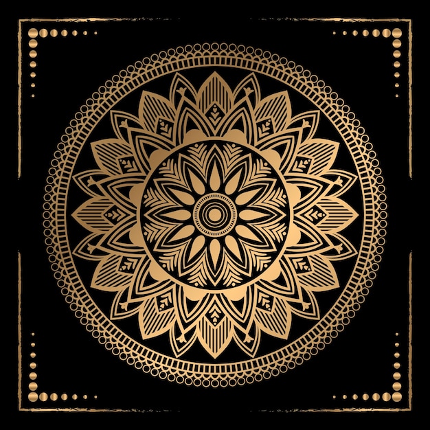 Mandala Background Islamic Mandala Vector Template